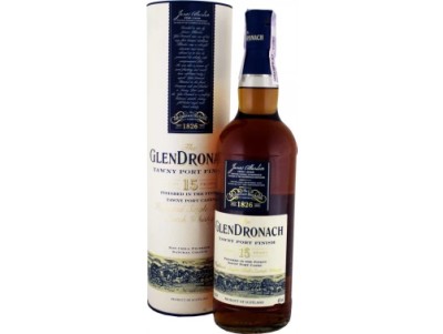 Віскі односолодовий GlenDronach Tawny Port 15 Y.O. (в тубусі) 0,7 л