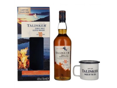 Віскі односолодовий Talisker 10 Y.O Campfire Escape Pack (gift box + Mug) 0,7 л