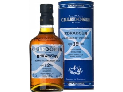 Віскі односолодовий Edradour Caledonia 12 Y.O. (в тубусі) 0,7 л