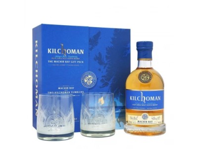 Віскі односолодовий Kilchoman Machir Bay з 2 бокалами 0,7 л