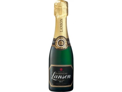 Вино брют біле Champagne Lanson Le Black Label Brut Split 0,2 л
