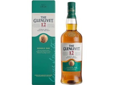 Віскі односолодовий The Glenlivet 12 Y.O Double Oak (gift box) 0,7 л