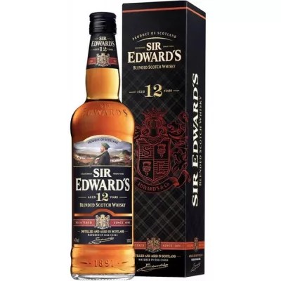 Віскі SW S.EDWARDS 12 років 1л 40% кор