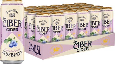 Упаковка сидру Ciber Blueberry 5-6% 0.5 л x 24 шт