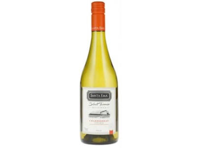 Вино сухе біле Santa Ema Chardonnay Selected Terroir 0,75 л