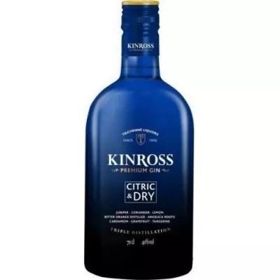 Джин Kinross Citric&Dry 0,7л 40%