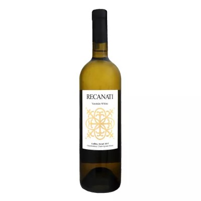 Вино Recanati Yasmin White Mevushal 0,75л бел. сух.