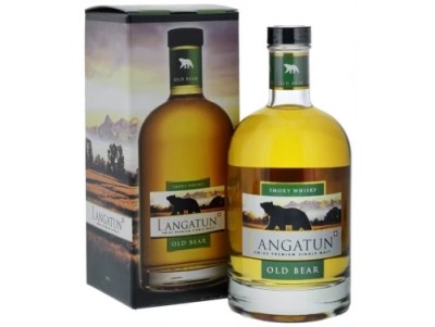 Віскі односолодовий Langatun Distillery AG Old Beаr Smoky 58,5% (в коробці) 0,5 л