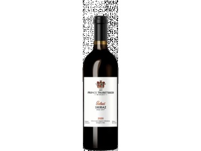 Вино сухе червоне Вина Князя Трубецького Шираз 0,75 л