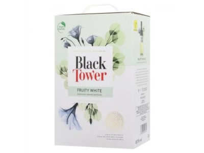 Вино напівсолодке біле Reh Kendermann Black Tower BIB Fruity White Rivaner 3 л