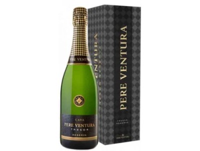 Вино брют біле Pere Ventura Tresor Reserva Cava Brut Nature 0,75 л