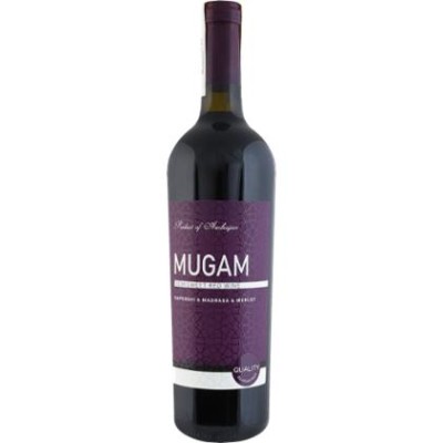 Вино Mugam червоне напівсолодке 12-14% 0,75л