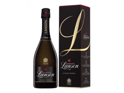 Вино брют біле Champagne Lanson Le Black Reserve Brut 0,75 л