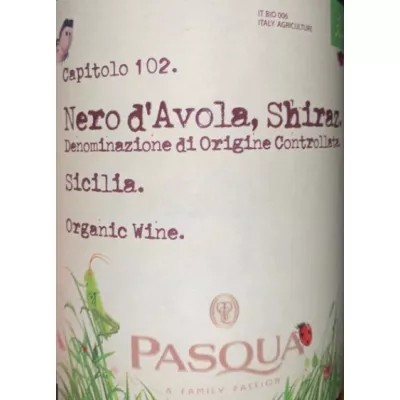 Вино Pasqua органічне Nero dAvola-shiraz DOC BIO чер. сухий. 0,75 13%