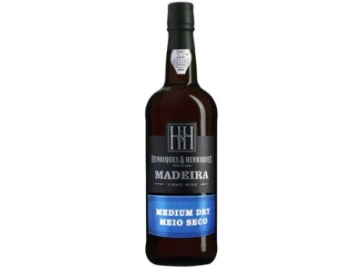 Вино напівсухе біле Мадера Henriques & Henriques Madeira Medium Dry 0,5 л