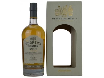 Віскі односолодовий Vintage Malt Whisky Cooper's Choice Speyside 2007 (в коробці) 0,7 л