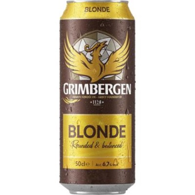 Пиво Grimbergen Blonde світле фільтроване 6.7% 0.5 л