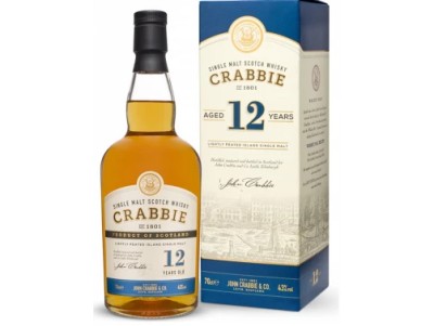 Віскі односолодовий Halewood Crabbie 12 Y.O (в коробці) 0,7 л