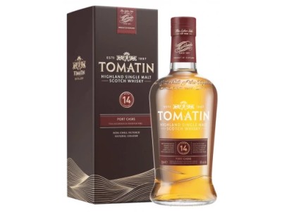 Віскі односолодовий Tomatin 14Y.O. Port Wood Finish (в коробці) 0,7 л