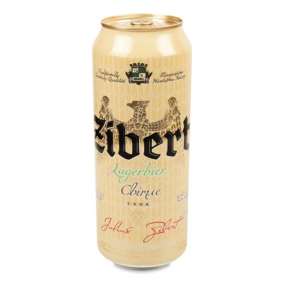 Пиво Zibert Lagerbier світле з/б