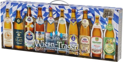 Подарунковий набір пива Kalea Oktoberfestbox vers from Bavaria "Wiesn-Tragerl" світле 0.5 л x 10 шт