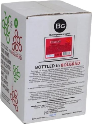 Вино Bolgrad Гранат червоне напівсолодке 10 л 9-12% bag-in-box
