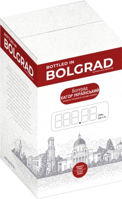 Вино Bolgrad кріплене десертне Кагор червоне десертне 10 л 16% bag-in-box