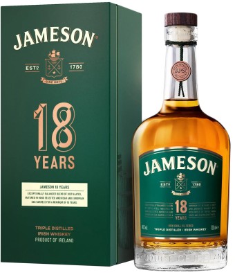 Віскі купажований Jameson 18 років 0.7 л 46% в подарунковій упаковці