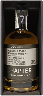 Віскі Prologue Peated Blended Malt Scotch Small Batch №3 0.7 л 47.9% в подарунковій упаковці