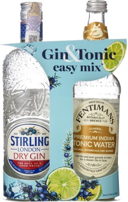 Набір джин Stirling London Dry Gin 0.7 л 37.5% + Тонік Fentimans Premium Indian 0.5 л