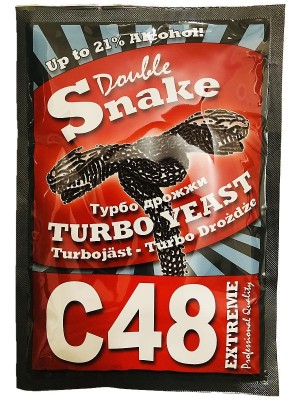 Спиртові турбо дріжджі Double Snake C48 130 г