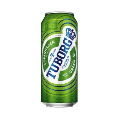 Пивo 0,5 л Tuborg Green ж/б