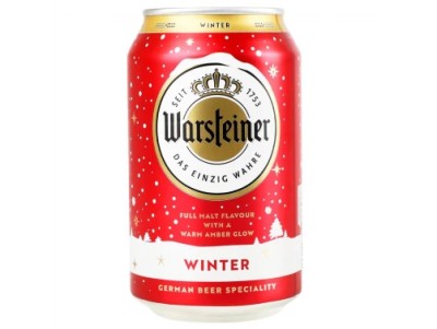 Пиво Warsteiner Winter темне фільтроване 0,33 л