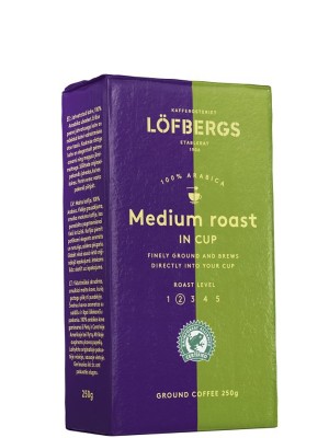 Кава мелена Medium Roats, Lofbergs, 250г