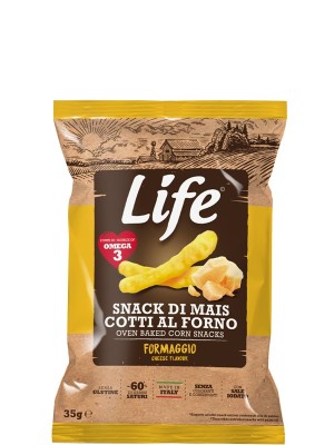 Снеки кукурудзяні зі смаком сиру, Life Snack, 35г