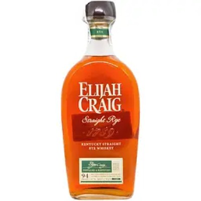 Віскі Elijah Craig Kentucky Straight Rye Whiskey 47% 0.75 л