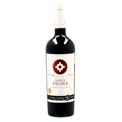 Вино Чили Torres Santa Digna Cabernet Sauvignon / Торрес Санта Дигна Каберне Совиньон, Червоне, Сухе, 0.75 л [8410113005267]