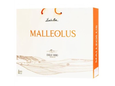 Вино сухе червоне Bodegas Emilio Moro Malleolus (gift box set 2 glasses + 1 screwcap) 0,75 л