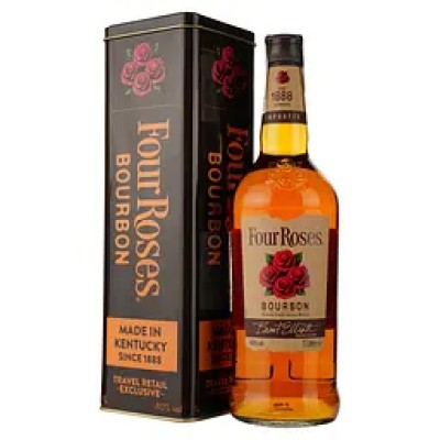 Віскі Four Roses Kentucky Straight Bourbon Whiskey 40% 1 л в коробці