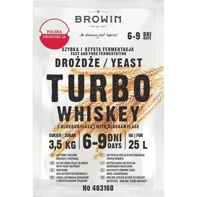 Дріжджі спиртові Browin Turbo Whiskey 23 г