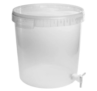 Ємність для бродіння Browin з кришкою та прозорим краном 30 л