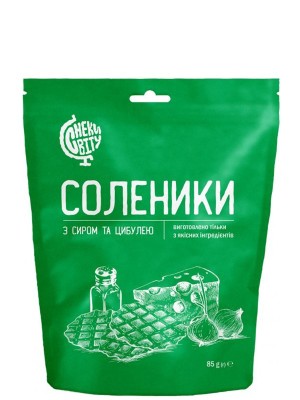 Соленики з цибулею та сиром, Снеки Світу, 85г