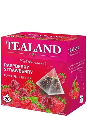 Чай фруктовий Raspberry-Strawberry, Tealand, 20п.x 2г