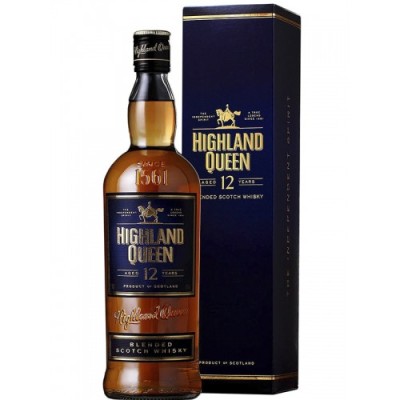 Віскі Великої Британії Highland Queen 12y.o. бленд (под.кор), 40%, 0.75 л [3267683951204]