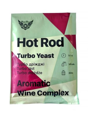 Дріжджі винні Hot Rod Aromatic Wine Complex на 25 л 40 г