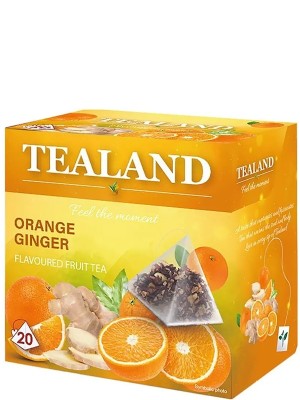 Чай фруктовий Orange-Ginger, Tealand, 20п. x 2г