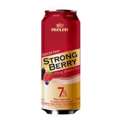 Пивo 0,5 л Оболонь Strong Berry світлe