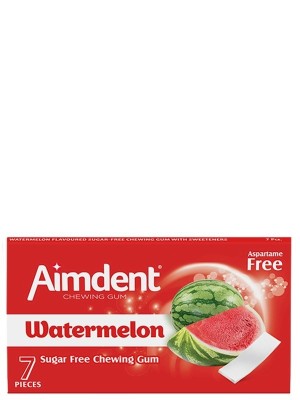 Жувальна гумка Аймдент, Кавун / Aimdent, Watermelon, 7 пластинок, 14.5г