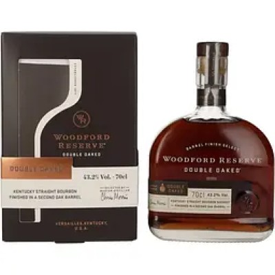 Віскі Woodford Reserve Double Oaked Kentucky Straight Bourbon Whiskey 43.2% 0.7 в коробці