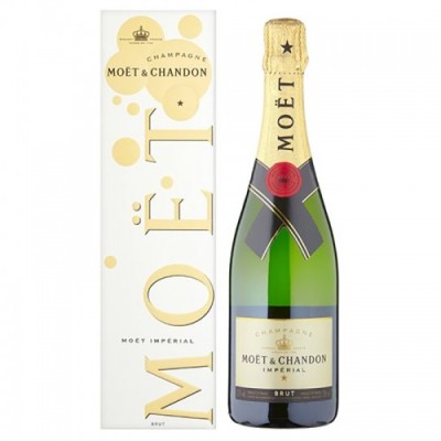 Шампанське Франції Moet Chandon Brut Imperial Bubbly Eoy 15, 12%, Біле, Сухе, 0.75 л (под.уп) [3185370572382]